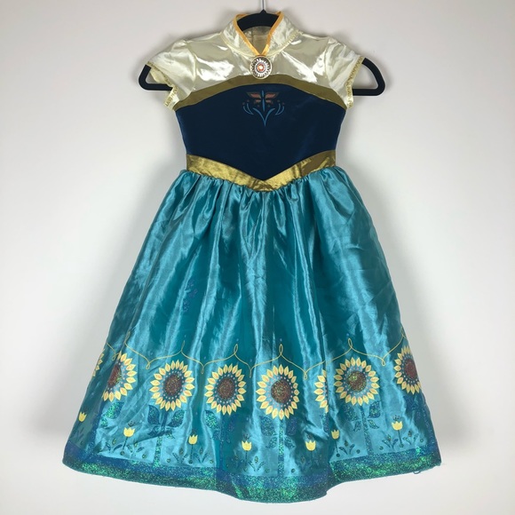 anna frozen spring dress